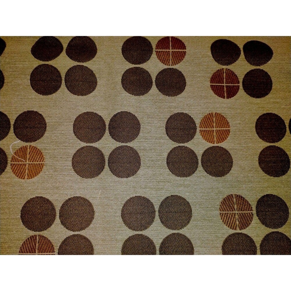 23 X 21" Anzea Greenville Root Beer Float Brown Upholstery Fabric